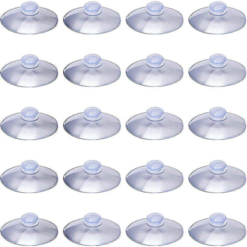 (As Show, One Size) Clear Plastic Suction Cup Without Hooks Kitchen Suction Cup, 20Mm30pcs 6902676369280