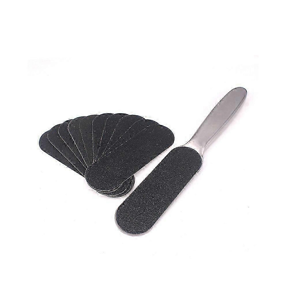 Kikidex (As Show, One Size) Professional Pedicure Foot File - Reusable Stainless Steel Cracked Skin Corns Callus Remover Feet Rasp
