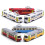 (Blue, One size) Classic Train Tram Diecast Pull Back Model With Led Music Developmental Kids Toy BAOPENG 3