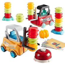 (As show, One size) Forklift Transport Game, Forklift Frenzy - 2-player Stack & Matching Skill Game BAOPENG