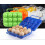 (As show, One size) Portable Egg Rack Chicken Coop Accessorygreen-1pcs 3