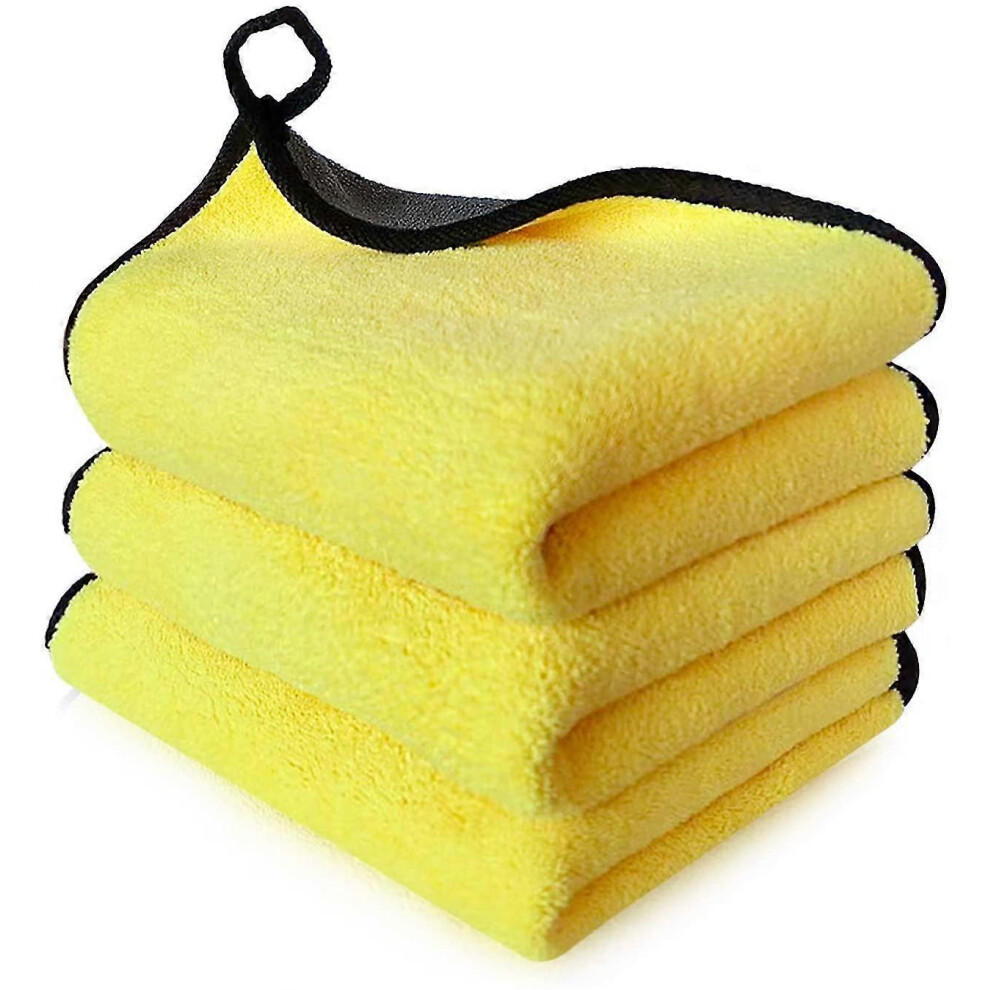 (As show, One size) Microfibre Cleaning Cloths Chemical Free Cleaning Large Super Soft3pcs-30*30cm-image-OPC-PHKMJCY-NEW