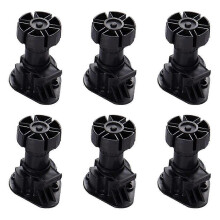 (As show, One size) Cabinet Foot Plastic Height Furniture Cupboard Leg Adjustable Feet(100mm-120mm6pcs