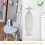 (As show, One size) Double hook Wall bracket Ironing board wall bracketblack-1pcs 3