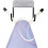 (As show, One size) Double hook Wall bracket Ironing board wall bracketblack-1pcs 1