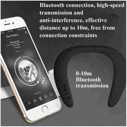 (Red) Nomodo Wireless Wearable Bluetooth Speaker, 2025 New Nomodo Sound Collar 1