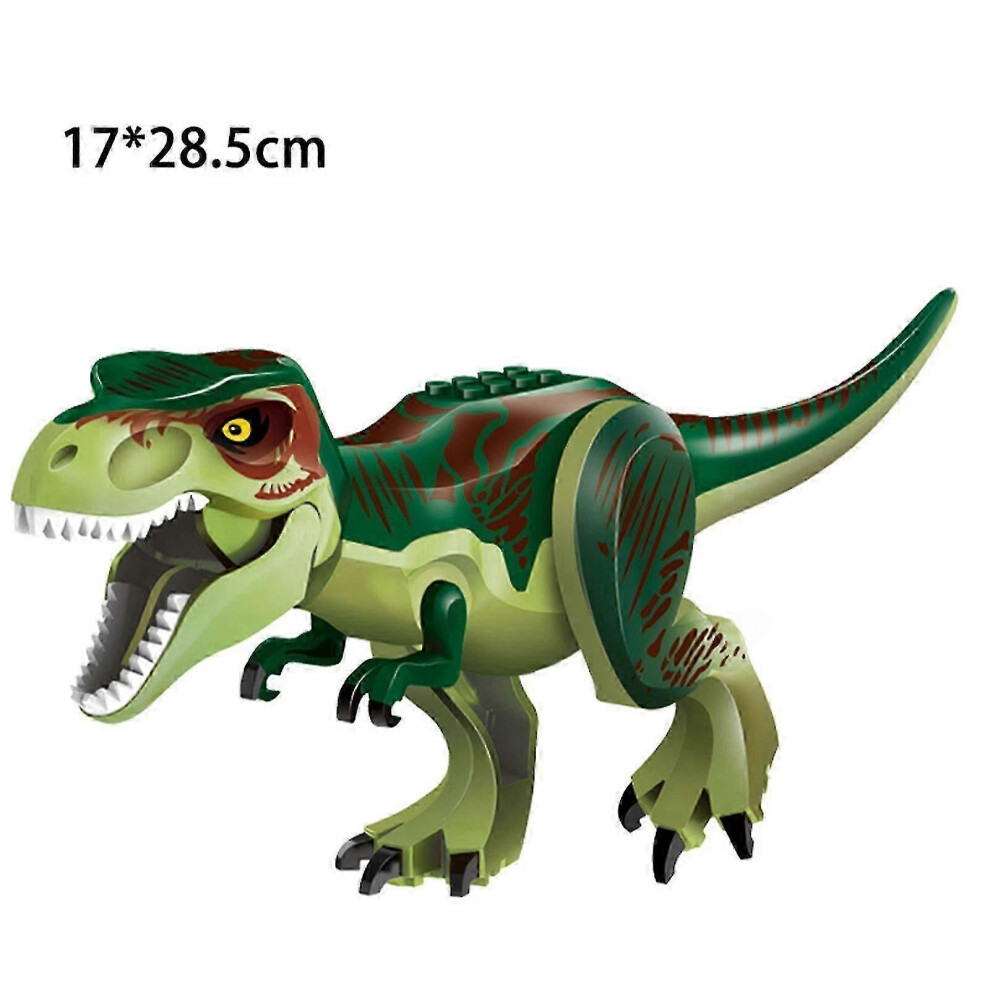 (As show, One size) Dinosaur Figures, Indominus T Rex Blocks, Large Dinosaur Block, Kids Birthday Party-tyrannosaurus Rex-green-image-OPC-PHKMKMX-NEW