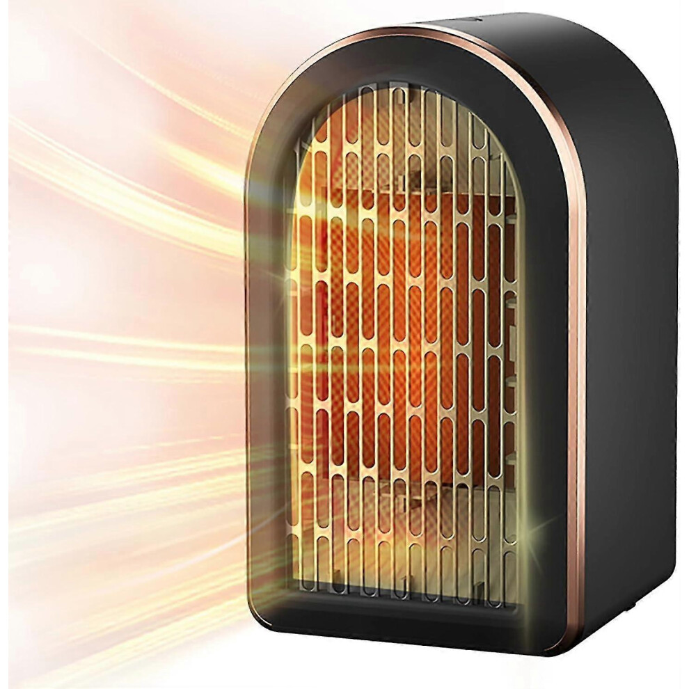 (As show, One size) Space Heater Indoor, Portable Space Heater Electric Heater, Thermostat And Overheat Protection, Energy Efficient Heater For Office