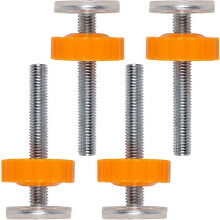 (As show, One size) Stair Gate Spares Wall Fixings-4 Pack M10 Pressure Baby Gates Threaded Spindle Rods Walk Thru Gates Accessory BAOPENG
