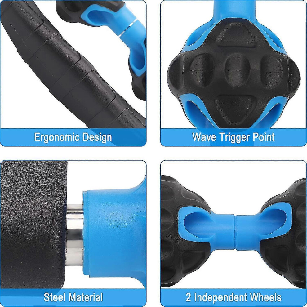 Kikidex (As Show, One Size) Manual Massage Roller To Eliminate Cellulite And Muscle Soreness, Fascial Shock Wave, Leg Muscle Massager1pcs