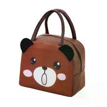 (E) New Portable Fridge Thermal Bag Girl Boy Children's School Thermal Insulated Lunch Box Tote Food Small Cooler Bag Pouch