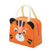 (D) New Portable Fridge Thermal Bag Girl Boy Children's School Thermal Insulated Lunch Box Tote Food Small Cooler Bag Pouch