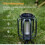 Solar Flameless Lantern Solar Lantern Outdoor Light with Base,4 Modeswith Tripod 3