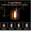 Solar Flameless Lantern Solar Lantern Outdoor Light with Base,4 Modeswith Tripod 2