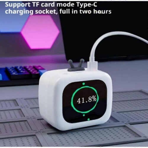 Portable Bluetooth Speaker with Touch Screen,Small Wireless Stereo Smart Speaker 1