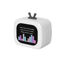 Portable Bluetooth Speaker with Touch Screen,Small Wireless Stereo Smart Speaker
