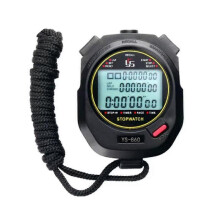 (ys-860, Black) 2025 New Models Stopwatch 3x-100m Memory Black