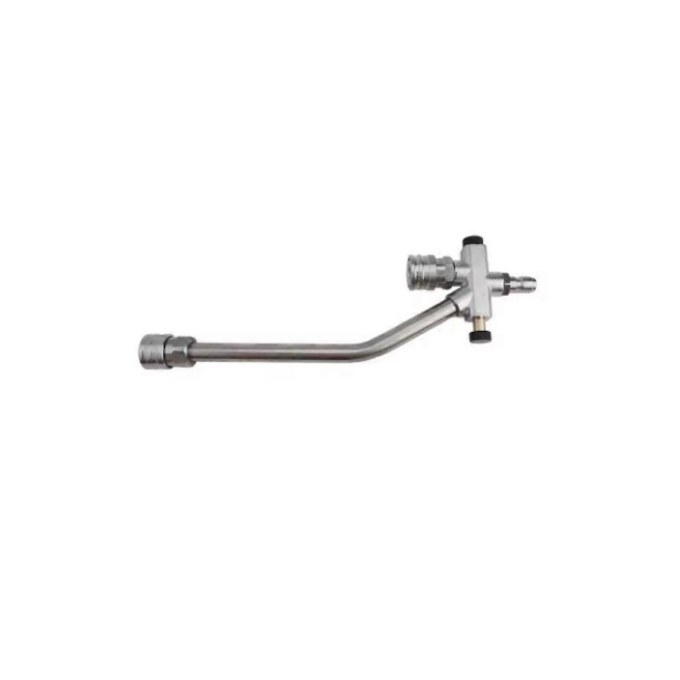 (A)Dual Purpose Switch Snow Foam Dual Gun Pressure Washer 1/4  Quick Connect Soap Cannon Pressure Washer Connect Adapter