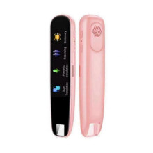 (Pink With Pen Socket) Scan Sense Pen, AI Smart Pen,Translator Scanner Pen,Instant AI Answers for Math