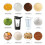 (Black) Visp Elixir Mixer Bottle Pro Original With a Wisp, 15oz Rechargeable Shaker Cups 3