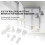 (As show, One size) Blind Hardware Repair Kit - Clutch Bracket for Window Blinds 2