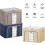 (As show, One size) Storage Bag for Clothes or Bedding - Foldable - Large Capacity 5
