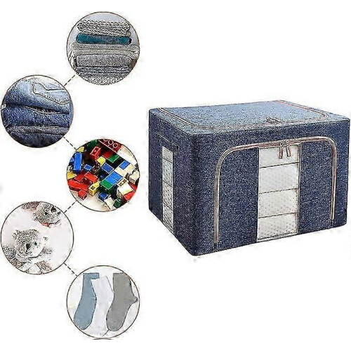 (As show, One size) Storage Bag for Clothes or Bedding - Foldable - Large Capacity 2