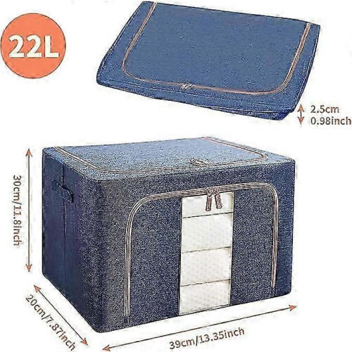(As show, One size) Storage Bag for Clothes or Bedding - Foldable - Large Capacity 1