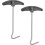 (As show, One size) 2Pcs Peg Puller Tent Peg Pullers Ground Hook Peg Puller Peg Hook Puller for Easy Removing Pegs 1