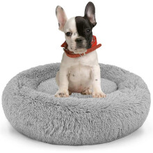 (As show, One size) Washable Dog Bed - Comfy Bed for Small to Large Dogs Grey