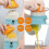 (As show, One size) Manual Citrus Juicer 450ml Dual Purpose 3