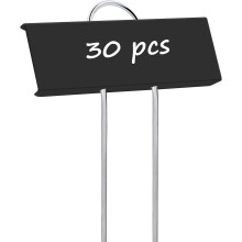 (As show, One size) Pack Of 30 Metal Plant Tags Weatherproof Garden Markers, Reusable Nursery Tags For Vegetable Herb Flower Seed Greenhouse