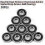 (As show, One size) Multi-Purpose Ball Bearings - 10 Pack 3