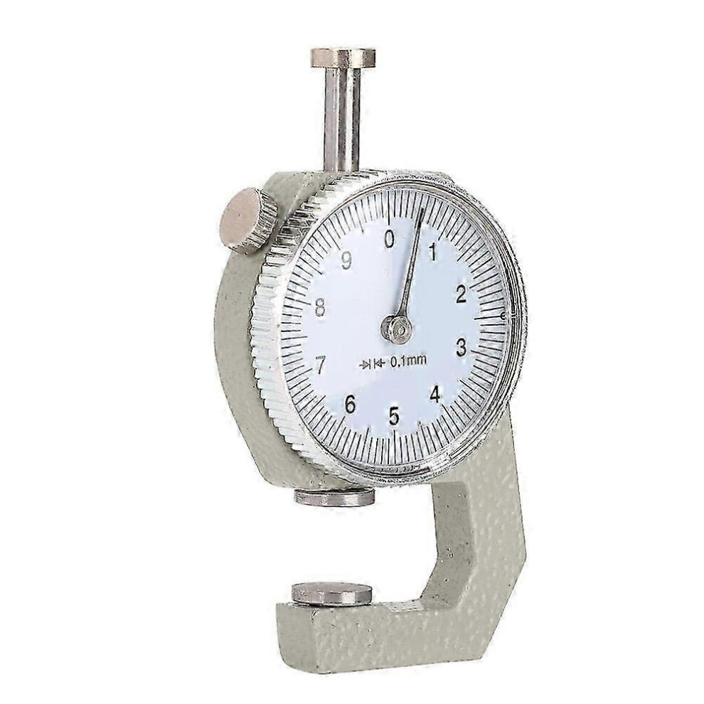 (As Show, One Size) Round Dial Thickness Gauge - 0-10Mm Measuring Tool 4631898252828