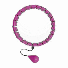 (As show, One size) Fitness Smart Hula Hoop 24 Knots Detachable Hoops Lose Weight Sports Q B