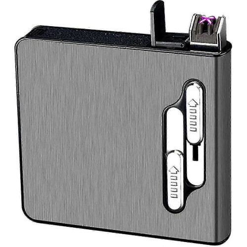 (As show, One size) 2024, Cigarette Case With Lighter,accommodate 20 Cigarettes