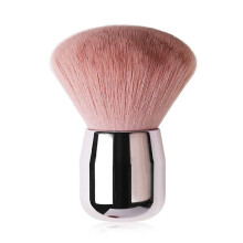 (As show, One size) Portable Kabuki Brush Dome-shaped Powder Brush Face Blush Brush Nail Arts Brush Dust Remover Cleaner Brush