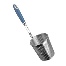 Deep Fry Basket, Food Strainer ,Stainless Steel ,Noodle Strainer, Spaghetti Strainer Spoon for Rinsing Straining Boiling