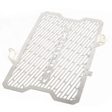 (As show, One size) Suitable For Honda Cb500x Custom Water Tank Protecting Net Cooling Cover Net Silver Radiator Water Tank Net