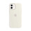 (As show, One size) Iphone 12, 12 Pro Apple Silicone White Magsafe Protective Case 1