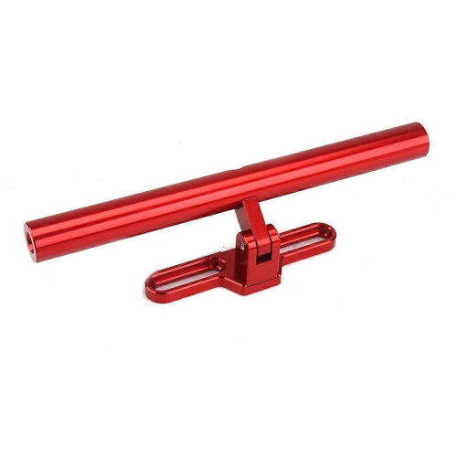 (Gold, One size) Motorcycle Modification Universal Pressure Code Extension Bar Aluminum Alloy Extension Bracket Adjustable Multi-Function Extension Bar 2