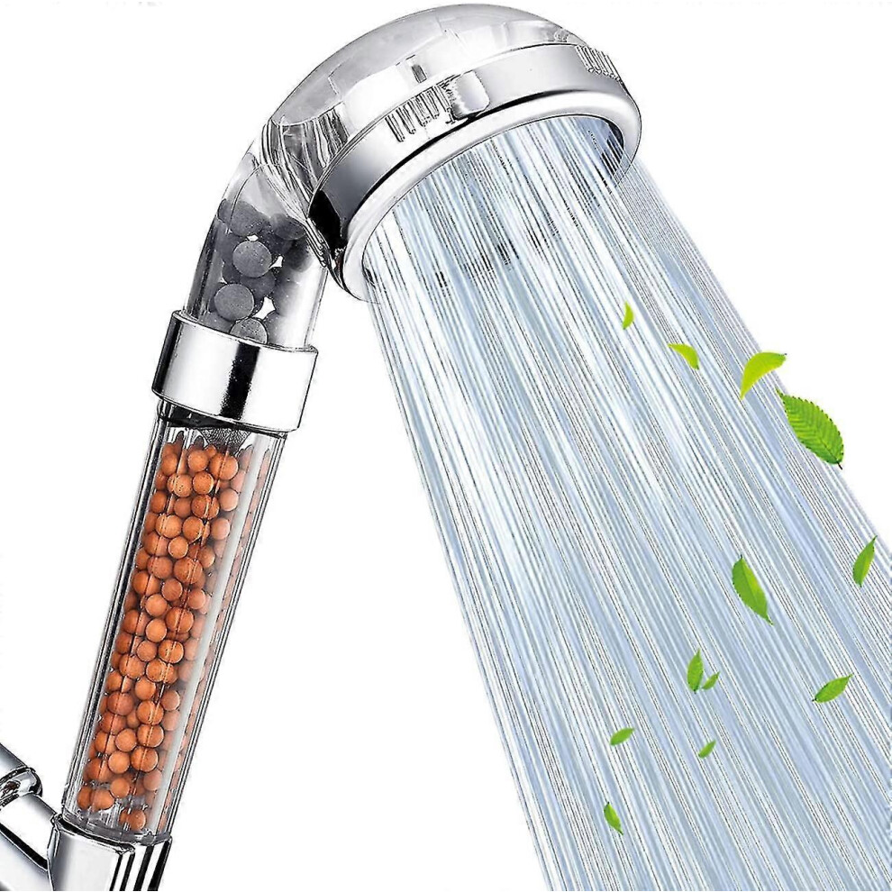 (As Show, One Size) Shower Head, Filter Filtration High Pressure Water Saving 3 Mode Function Spray Handheld Showerheads1pcs 6901262116123