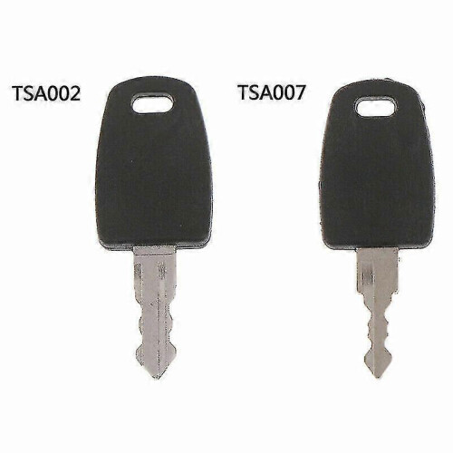 (As show, One size) Multifunction Tsa002 007 Key Pack Luggage Customs Tsa Lock Keys (2 Pack)