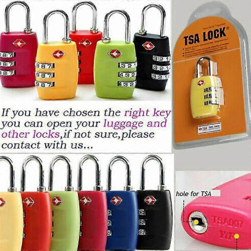 (As show, One size) Multifunction Tsa002 007 Key Pack Luggage Customs Tsa Lock Keys (2 Pack) 2