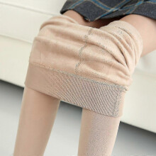 (Green, One size) Women's Warm Tights Winter Stockings For Pantyhose Plus Size Fleece Hot Thermal Thermo Wrap Black Lined Leggings Thick Cashmere BaoPeng
