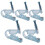 (As show, One size) Disposable Ear Piercing Pierce Gun Tool Earring Kit Piercer Studs5pcs 1