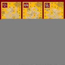 (F, One size) 6pcs Vietnamese Letter Red Envelope Traditional Cartoon Money Packets Paper Style Envelopes Creative Dragon Year Gifts BaoPeng
