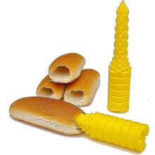 (As show, One size) 2 Pcs Hot Dog Bun Driller Perfect For Grilling And Bbq, Ideal Size For Brats And Other Sausages