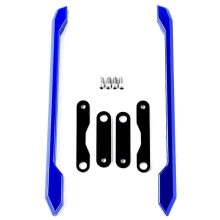 (Blue, One size) Applicable To Yamaha Mt09 Modified Rear Armrest Motorcycle Rear Seat Armrest Fz09 13-16