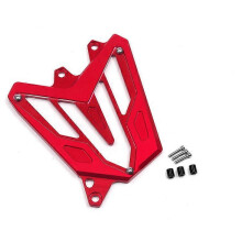 (Titanium color, One size) Suitable For Yamaha Yamaha Mt07 Accessories Aluminum Alloy Front Chain Cover Fz07 Motorcycle Modified Small Tooth Cover